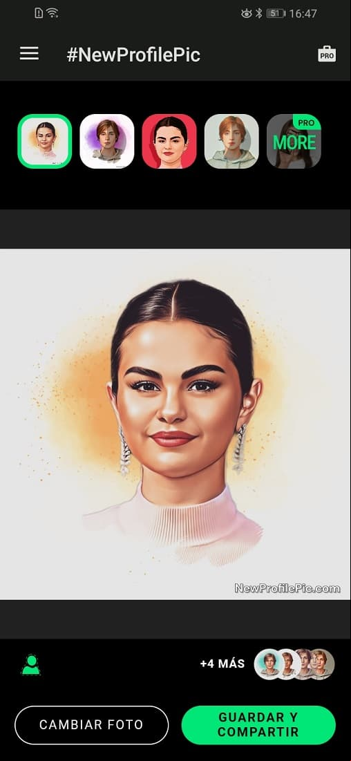 Guarda tu avatar artisco o dibujo de New Profile Pic