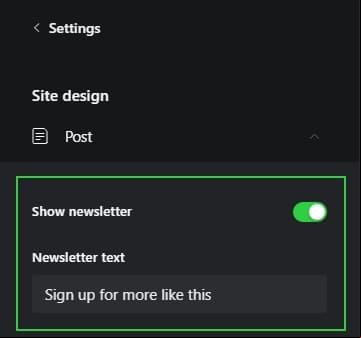 newsletter simply theme