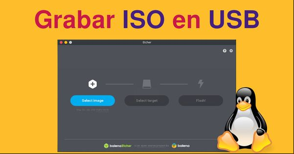 Grabar una imagen ISO a USB Booteable  en Linux de forma fácil